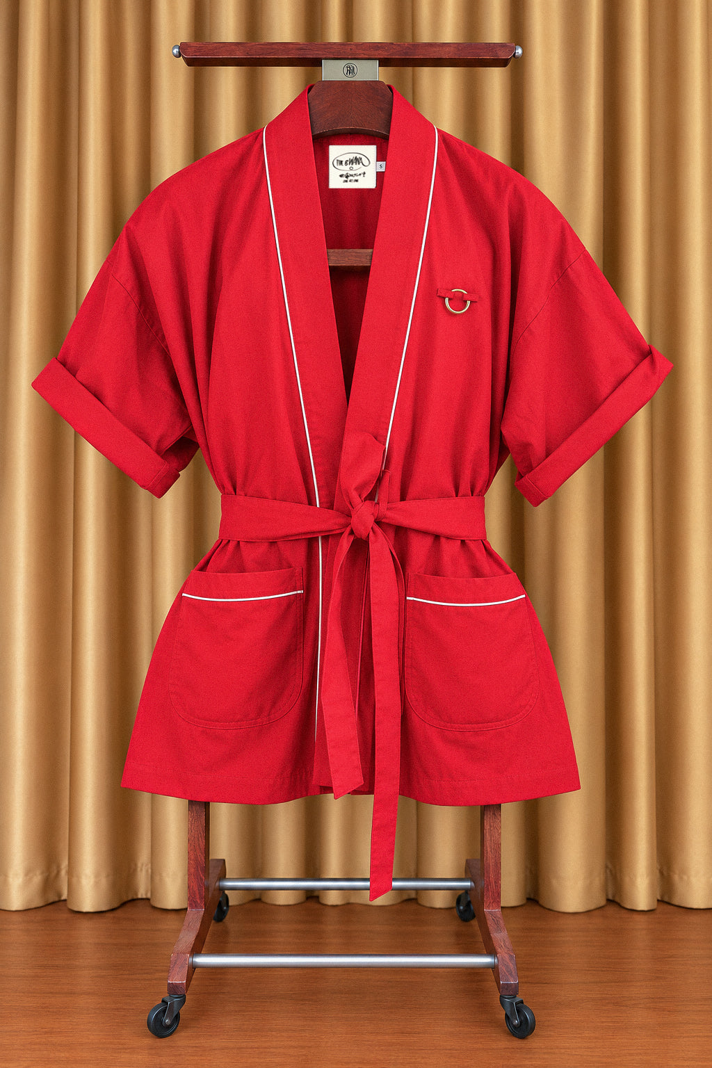 RED Bwana on a wooden valet stand