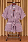 STRIPES RED — The BWANA shirt on the valet stand